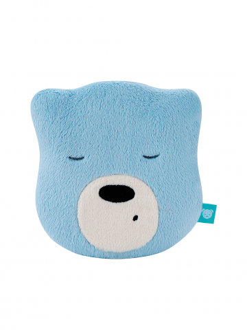 MINI MyHummy BLUE šumiaci medvedík hlavička MINI MyHummy BLUE šumiaci medvedík hlavička